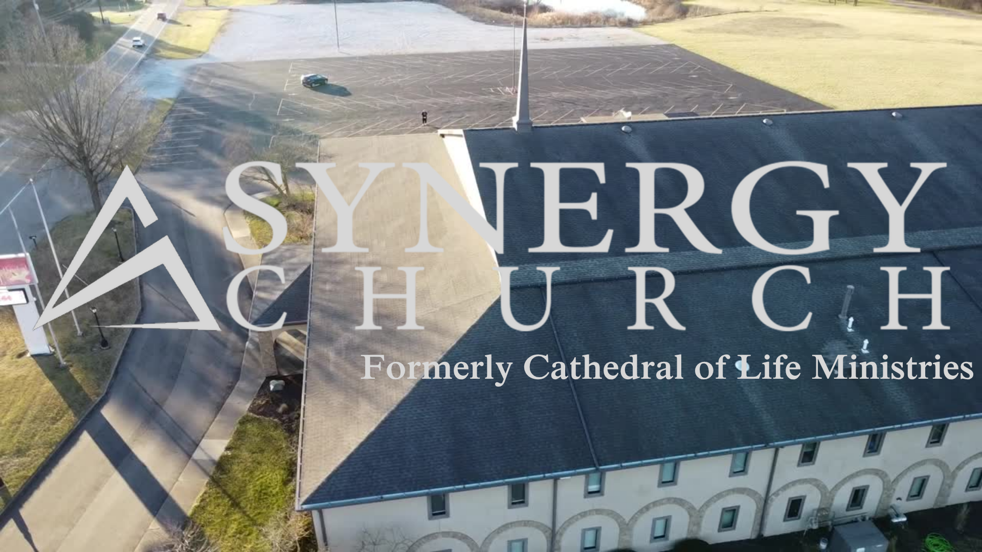 Church flyover image